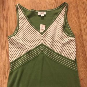 Green tank top